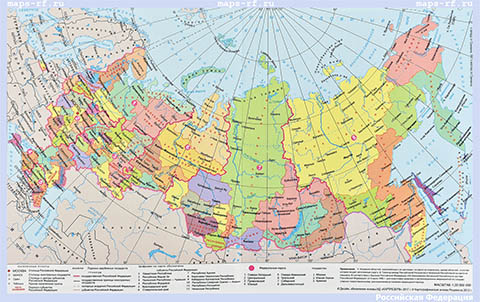 Политическая карта России